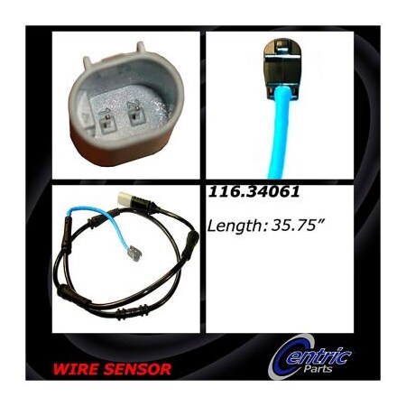 Centric Brake Pad Sensor Wires, Parts 116.34061